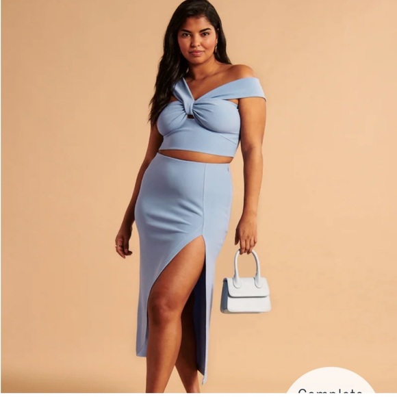 Abercrombie & Fitch Dresses & Skirts - Abercrombie & Fitch Asymmetrical cutout skirt set